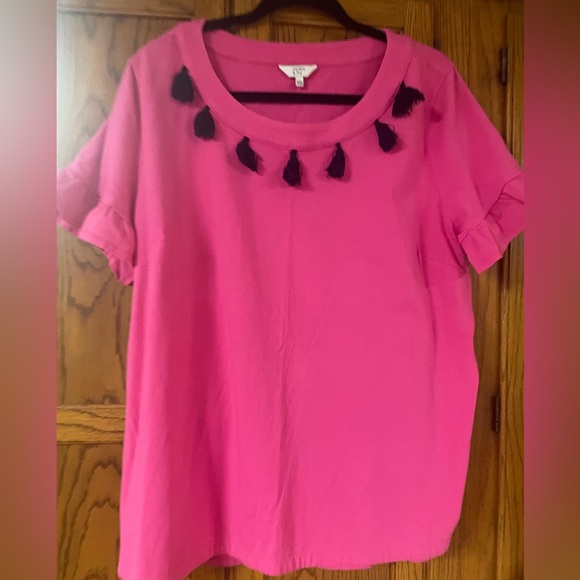 crown & ivy Tops - Plus size xxl hot pink top Crown and Ivy